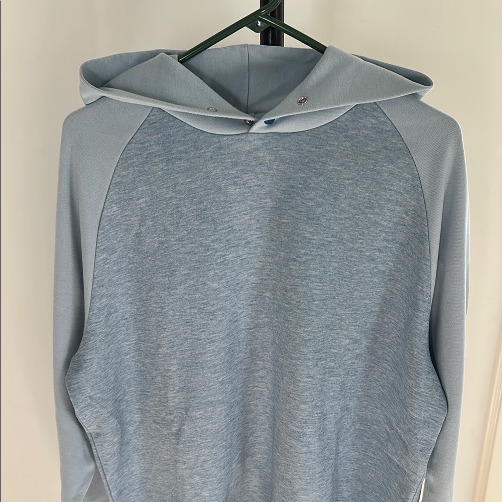 FootJoy Light Blue Heather Hoodie Sweater